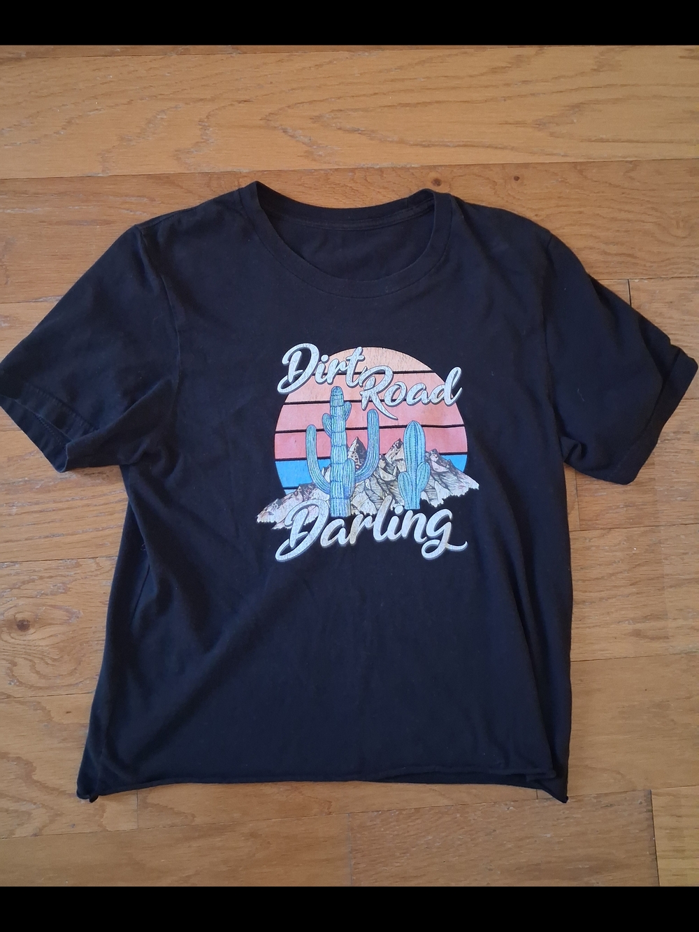 Dirt Road Darling Graphic Tee - Black